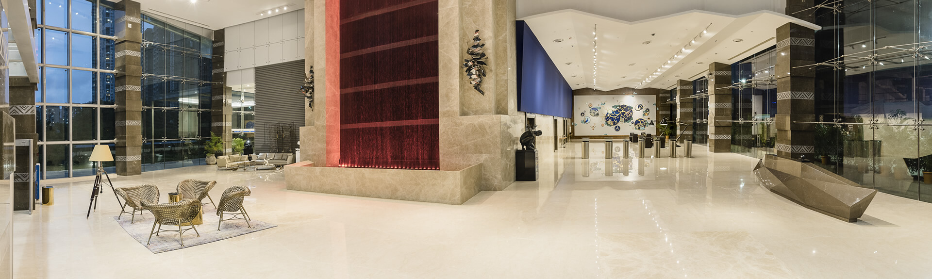 Birla Centurion Expansive Common Lobby